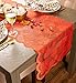 DII 18x72 Lace Table Runner, Maple Leaf Orange Spice - Perfect for Fall, Thanksgiving, Catering Events, Dinner Parties, Special Occasions or Seasonal Décor