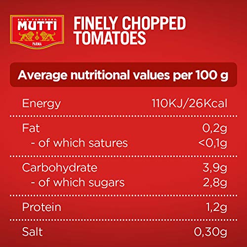 Mutti Crushed Tomatoes (Polpa), 14 oz. 1 Pack Italy’s 1 Brand of