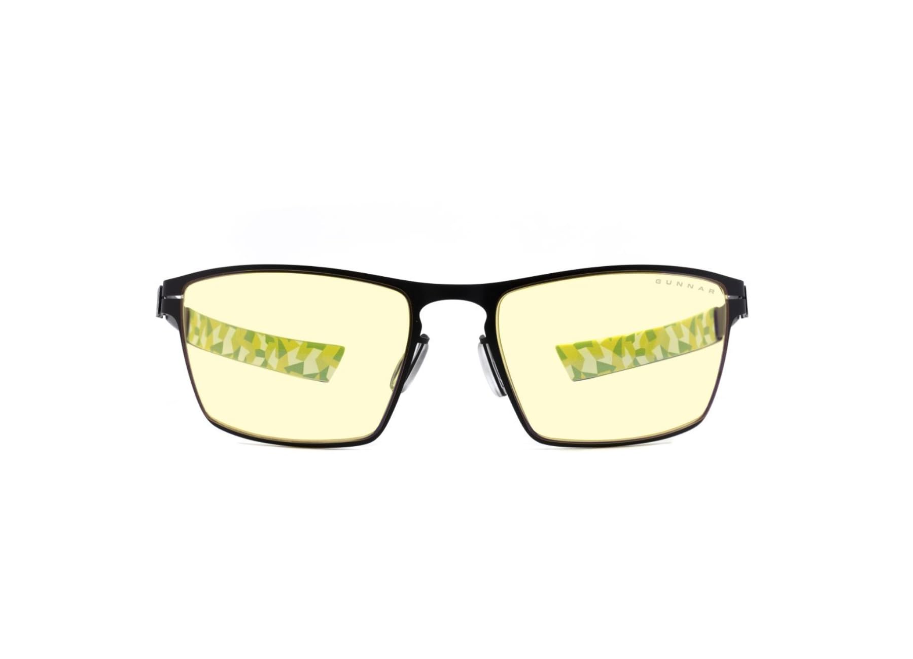 Gunnar Gaming and Computer Eyewear - ESL Blade, Frame Colour: Onyx, Amber Tint (Blocks 65% Blue Light & 100% UV Light) - Patented lens - Reduce Eye Strain & Dryness