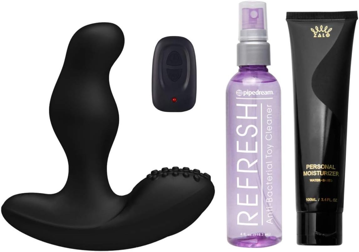 New Updated Caesar 16Mode with 360 Degree Rotating Head & Personal Lubricant with Toy Cleaner Kit
