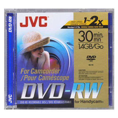 JVC VDW14DU Mini DVDRW Camcorder Disc (Discontinued by
