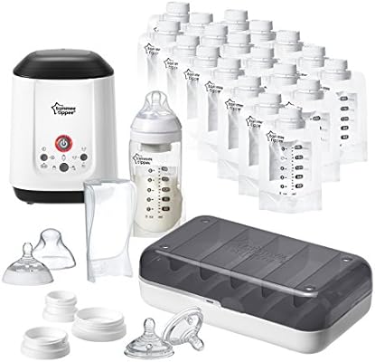 tommee tippee pump and go complete breast milk feeding starter set