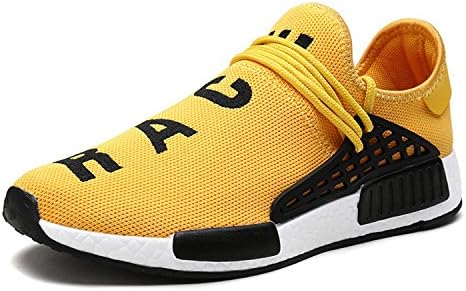 AI Aleng Mens Womens Unisex Lightweight Fashion Sneakers Breathable Lace-up Athletic Sports Shoes Human Race Casual Running Shoes