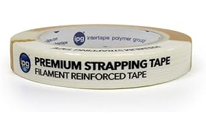 IPG 9715 Premium Strapping Tape, 0.70" x 60 yd, Clear