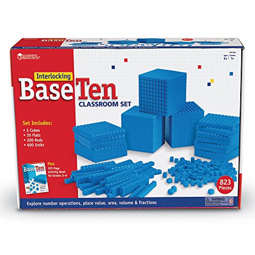 Learning Resources Interlocking Base 10 Class Set