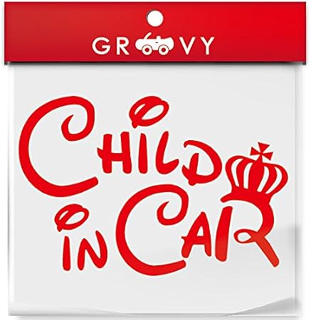 Amazon Co Jp ディズニー風 Child In Car 小サイズ 車 ステッカー 赤ちゃん 子供 出産祝い プチギフト プレゼント 937c レッド 車 バイク