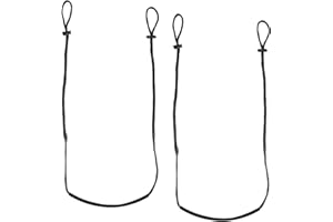 2 Pcs Hunting Climbing Stick Aider, High Load Capacity 12 Strand Braided Rope Tree Stand Climbing Steps Holder with 2 Line Lo