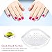 MINGER 48W UV LED Nail Dryer Nail Lamp, Two Hands Curing Lamps with UV Shield Gloves, Auto Nail Light with Sensor for UV Gel Polish, 30s 60s Low Heat Mode Timers