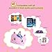 VCOM Kids Headphones, Volume Limited Girls Earphones with Thin Removable Speakers & Soft Washable Fleece Sleeping Headband 3.5mm Jack Compatible for iPad Kindle Tablet Laptop Smartphone(Pink Unicorn)