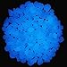 Luditek Glow in The Dark Stones, 200pcs Blue Garden Pebbles Rocks for Outdoor, Walkway, Garden Path, Yard Grass, and Fish Tank Decoration