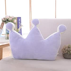 Esonbuy - Almohada de 4 Colores con Forma de Corona de algodón para