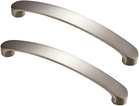 Tiradores de cajón de manijas de gabinete de níquel Cepillado de 2