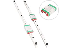 SIMAX3D [2pcs/Pack] SIMAX3D 3D Printer Part CNC Linear Rail MGN12C 400mm Miniature Linear Rail Slide core xy BLV Ender 3 hotend Printer kit