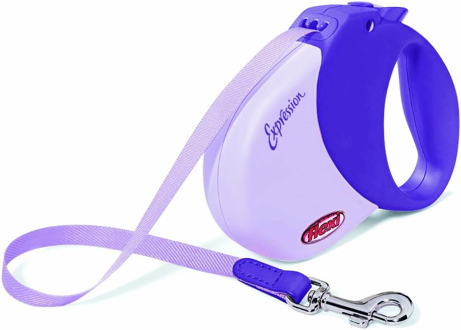 Purple retractable dog leash Clearance