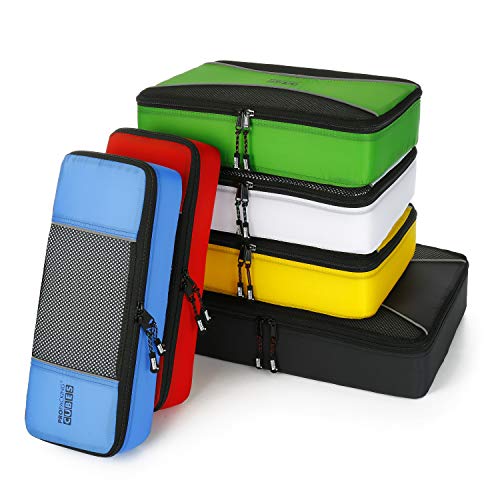 PRO Packing Cubes 6 Piece Travel Bags Organizer for Luggage Multi