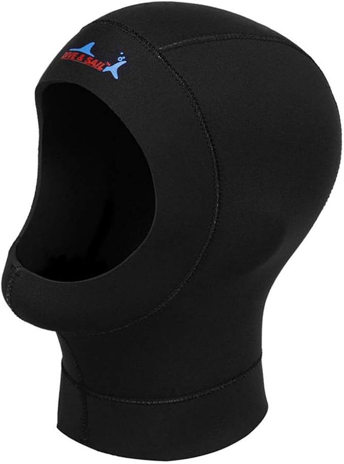 Inzopo Wetsuit Hoods Men Women 3mm Neoprene Diving Hoods Full Face Dive Cap Divers Hat Keep Warm
