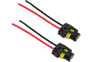 XINLIYA 9005 HB3 H10 9006 HB4 9012 Car Female Wiring Harness Connector, 2PCS Vehicle Female Cable Plug Socket Adapter for Hea