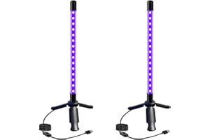 uwiner 38W LED Black Light Bar (Vertical Style, 2pack)