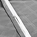 Duvet Cover Set with Zipper Closure-Grey Diamond Pattern, Twin (66