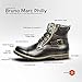 Bruno MARC PHILLY-3 Men's Formal Classic Cap Toe Vintage Laced Up Side Zipper Military Combat Boots Dark-Brown Size 11