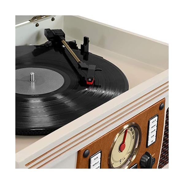 Victrola 8 En 1 Tocadiscos 3 Veloc. Bluetooth Usb Cd Remoto - Imagen 3