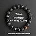 PAWALT Triple Protection Bracelet - Hematite - Tiger Eye - Black Obsidian - Nature Stone Couple Bracelet for Men/Women, Bring Luck Health
