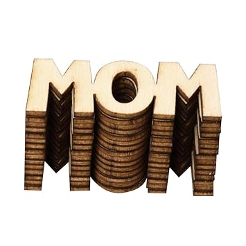 Amosfun 15pcs Mother S Day Wooden Letter Decorations Mom Wood