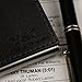 Blue business card case for men Black Stainl?ess Steel Y&G leather card case with gift box CC1012 Blue
