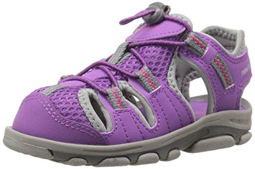 New Balance Adirondack Closed Toe Sandal (Toddler/Little Kid), Purple, 2 M US Little Kid