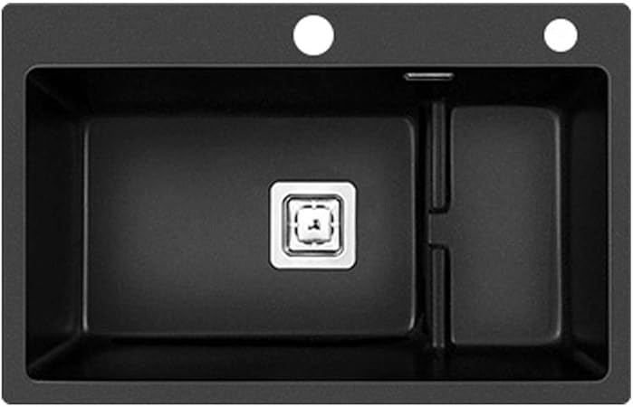 SBDLXY Küchenspülen Quarzstein-Küchenspüle, Granit-Haushalts