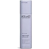 ATTITUDE Oceanly Night Cream Bar, EWG Verified, Plastic-free, Plant and Mineral-Based Ingredients, Vegan and Cruelty-free Fac