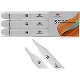 Alcohol Colorless Blender Marker Dual Tip Pack of 3 - Colorless Marker Blender with Japanese Ink & Brush Tip - Clear Blending