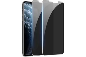 PEHAEL [2 Pack] Privacy Screen Protector for iPhone 11 Pro Max/iPhone Xs Max Anti-Spy Tempered Glass Film Upgrade 9H Hardness Case Friendly Easy Installation Bubble Free 3D Touch Support [6.5 inch]