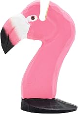 VIPbuy Hand Carved Wood Eyeglasses Holder Flamingo Stand Desk Decor view 4