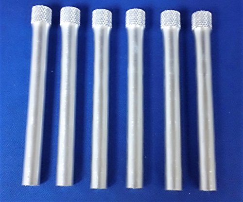 Down Stem Aluminum 4" with Female Threading (6 per pack)
