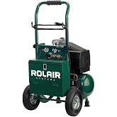Rolair VT20TB 2 HP Wheeled Compressor with Overload Protection and Manual Reset