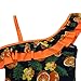 KALAWALK Girls Lemon Double Ruffle One Shoulder Adjustable Swimwear Fashionable One Piece Bathing Suit(5y-16y)