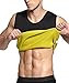 IFLOVE Men's Hot Sweat Body Shaper Tummy Fat Burner Tank Top Slimming Vest Weight Loss Shapewear Neoprene No Zip
