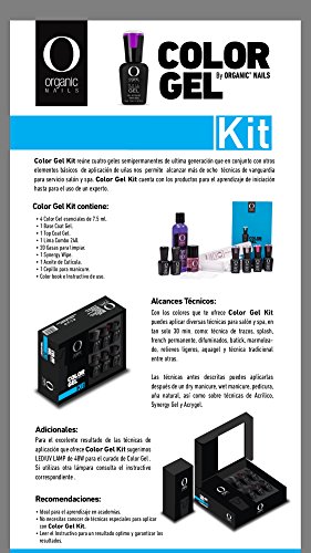 KIT COLOR GEL ORGANIC NAILS