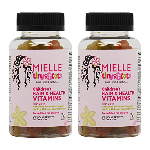 Mielle Tinys & Tots Children's Hair & Health Vitamin with Biotin 60