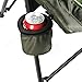 Timber Ridge Camping Folding Quad Chair Support 300lbs with Carry Bag Outdoor Lightweight, Padded Armrest, Cup Holderthumb 3