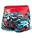 Saxx Underwear Men's Vibe Trunk Modern Fit Red/Bright Camo Medium