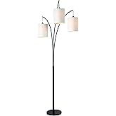 Kenroy Home 32849BL Leah Arc Floor Lamp, 60W, Black