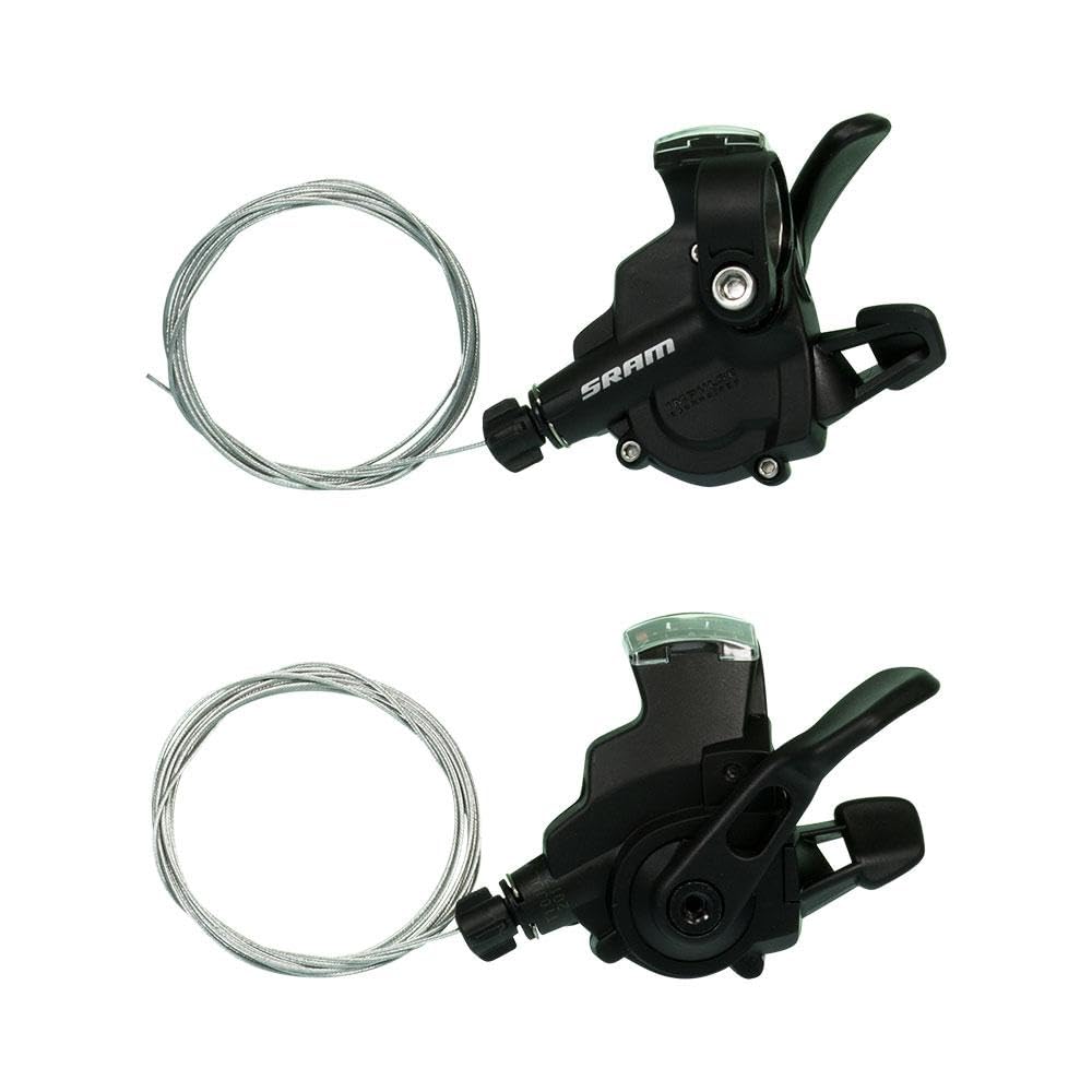 SRAM Sram 147221 X3 Shifter Trigger Set 3 x 7, Black, Blackone