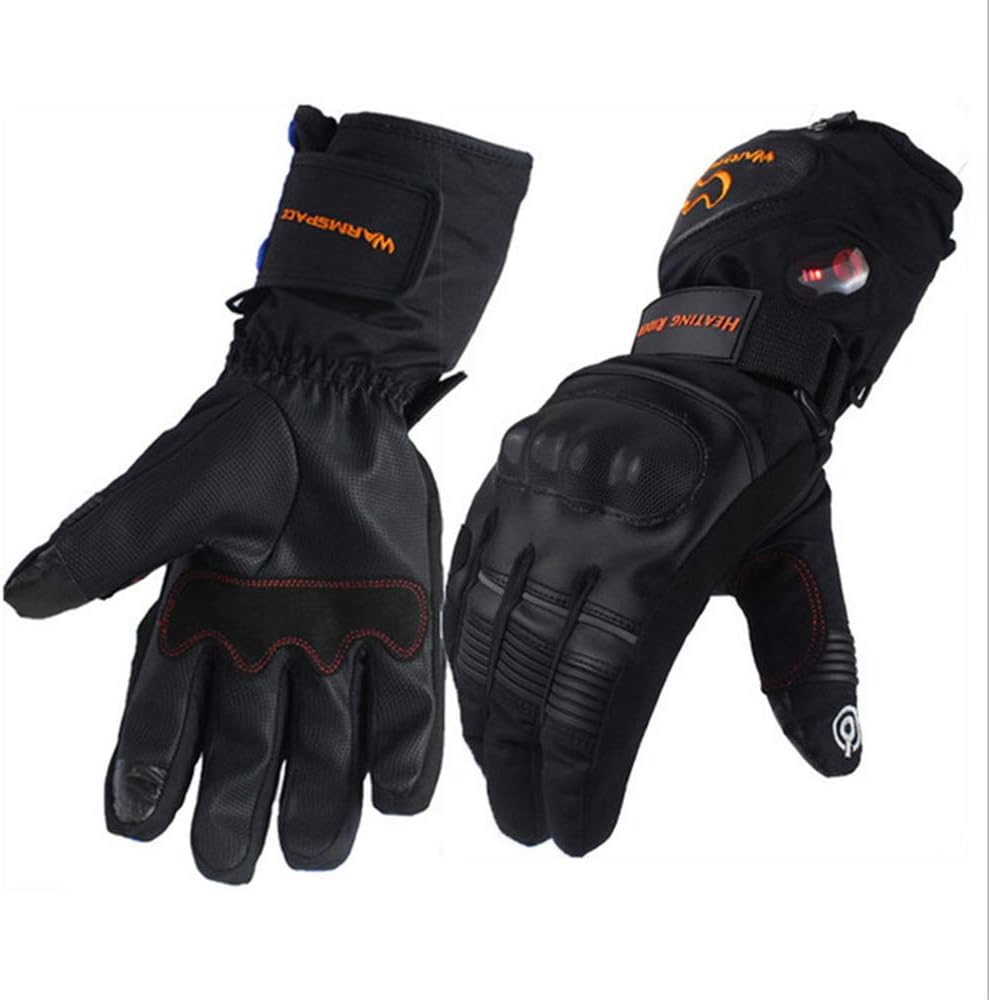 Amazon Com Heated Motorcycle Gloves 7 4v 6000mah Electric Rechargeable Battery Heated Ski Gloves Cold Weather Heating Gloves For Men Women Winter Cycling Riding Hunting Fishing Sports Outdoors
