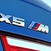 M Emblem Badge Sticker Motorsport Power, Rear Emblem Car Decal Logo Sticker for All Models BMW 1 3 5 7 Series E30 E36 E46 E34 E39 E60 E65 E38 X1 X3 X5 X6 Z3 Z4 (Silver)