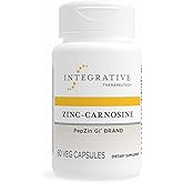 Integrative Therapeutics Zinc-Carnosine - Digestive & Gut Health Support* - GI Tract Supplement - Vegan, Gluten-Free & Dairy-Free - 60 Capsules (60 Servings)