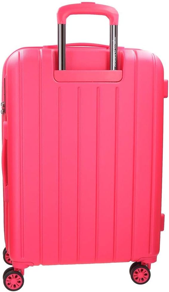 Movom Wood Pink Luggage Set 55/70 cm Rigid ABS TSA Lock 119 Litre 4
