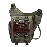 JOMIGLI Vintage Unisex Canvas Shoulder Messenger Crossbody Bag