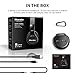 Bluedio U (UFO) PPS 8 Drivers High-End Bluetooth headphones Revolution/3D Sound Effect/Aluminum alloy build/Hi-Fi Rank wireless&wired Over-Ear headsets with carrying hard case Gift-package (Black)